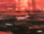 Sonnenuntergang ntergang dramatisch 21 1 120 x 150 Acrylfarbe auf Leinwand