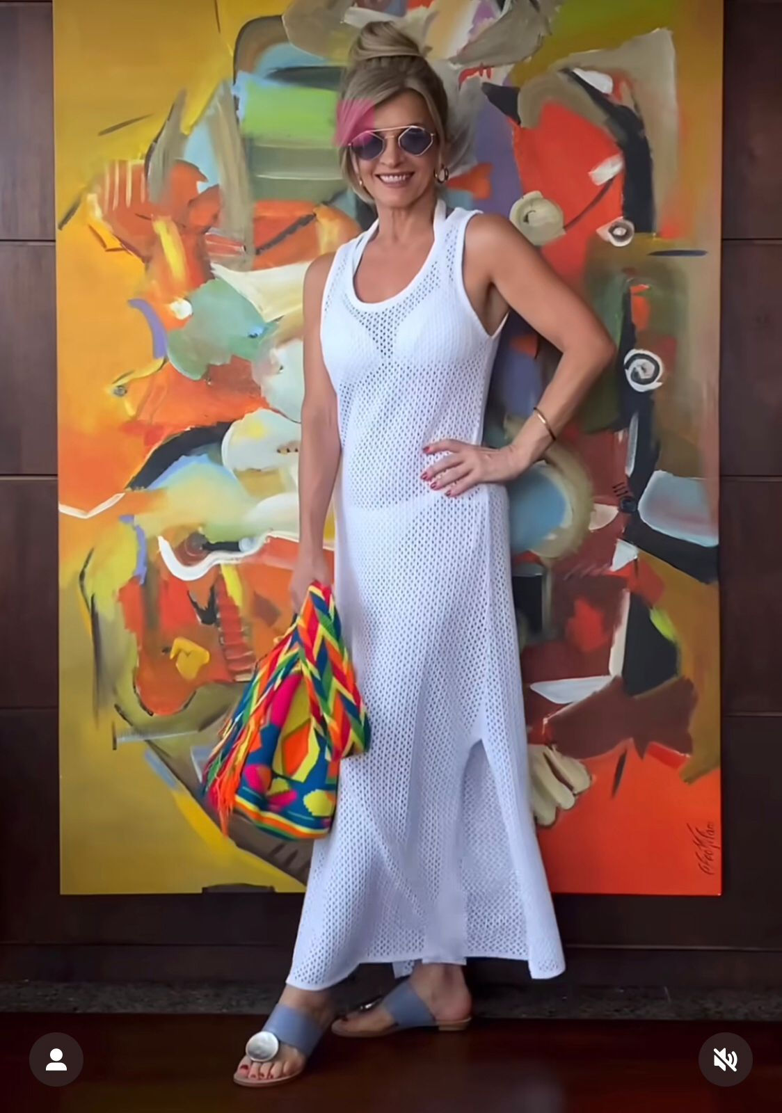 Vestido Regata Tricot Branco