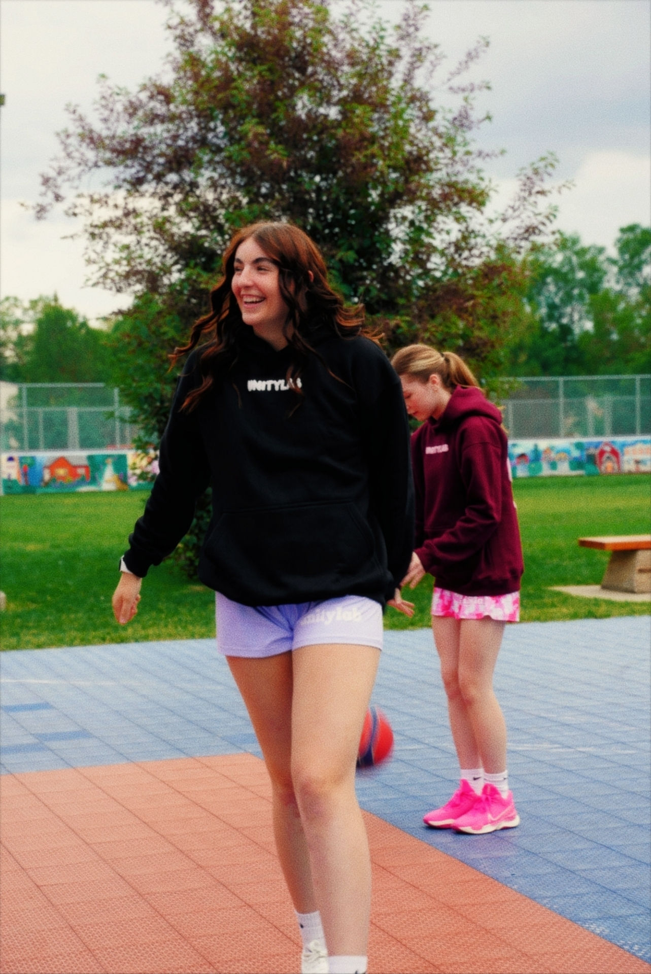 Black + White Hoodie