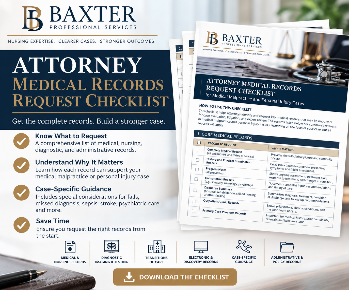 Attorney Medical Records Checklist