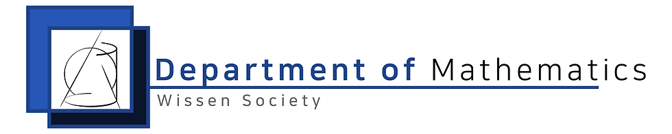Department of Mathematics Banner (2020)