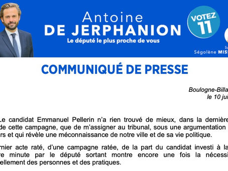 Communiqué de presse - 10 juin 2022