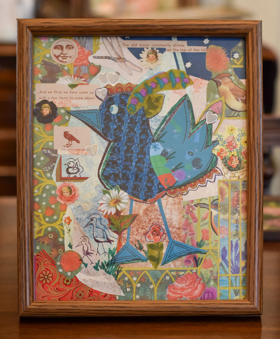 "Moonbird" Mixed Media - $40