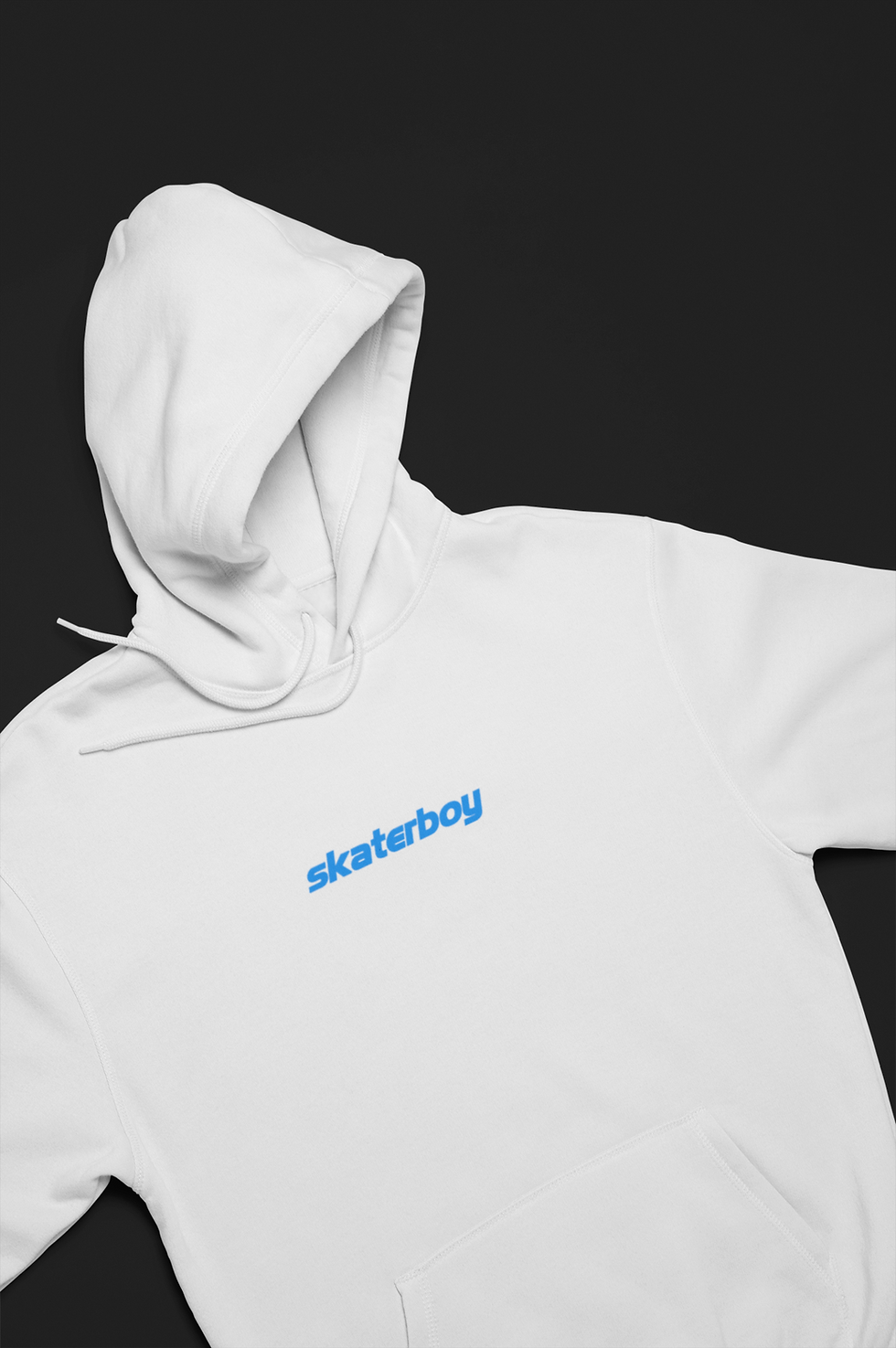 Thumbnail: classic skaterboy, white hoodie