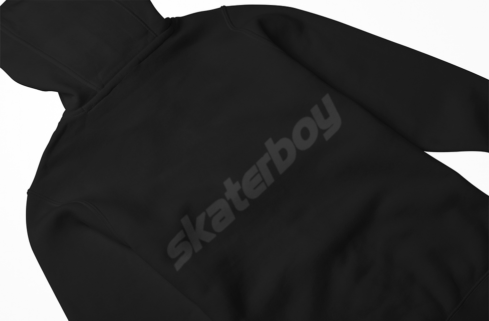 Thumbnail: classic skaterboy, black hoodie