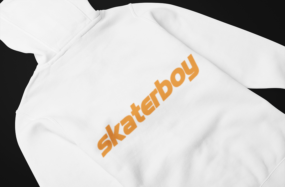 Thumbnail: classic skaterboy, white hoodie
