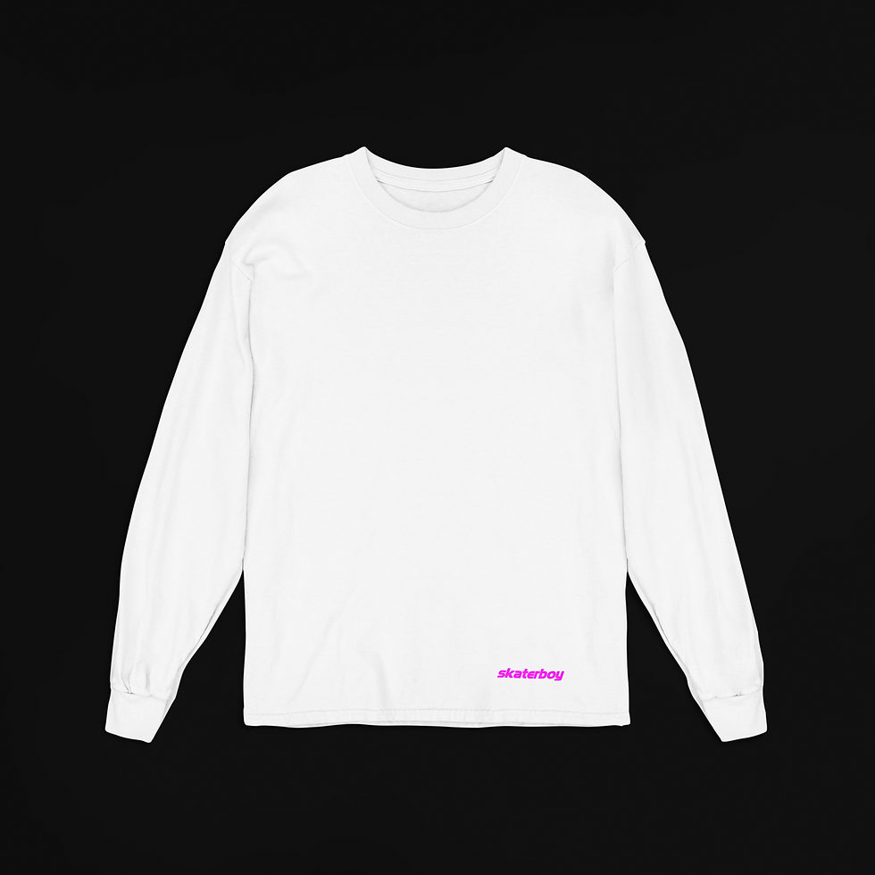 Thumbnail: classic skaterboy, white long sleeved tee