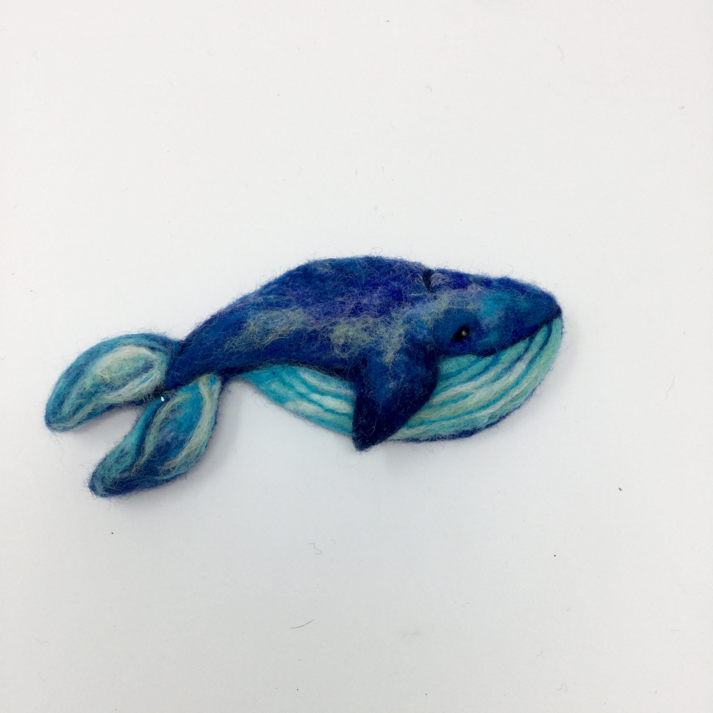 Blue Whale Brooch / Badge