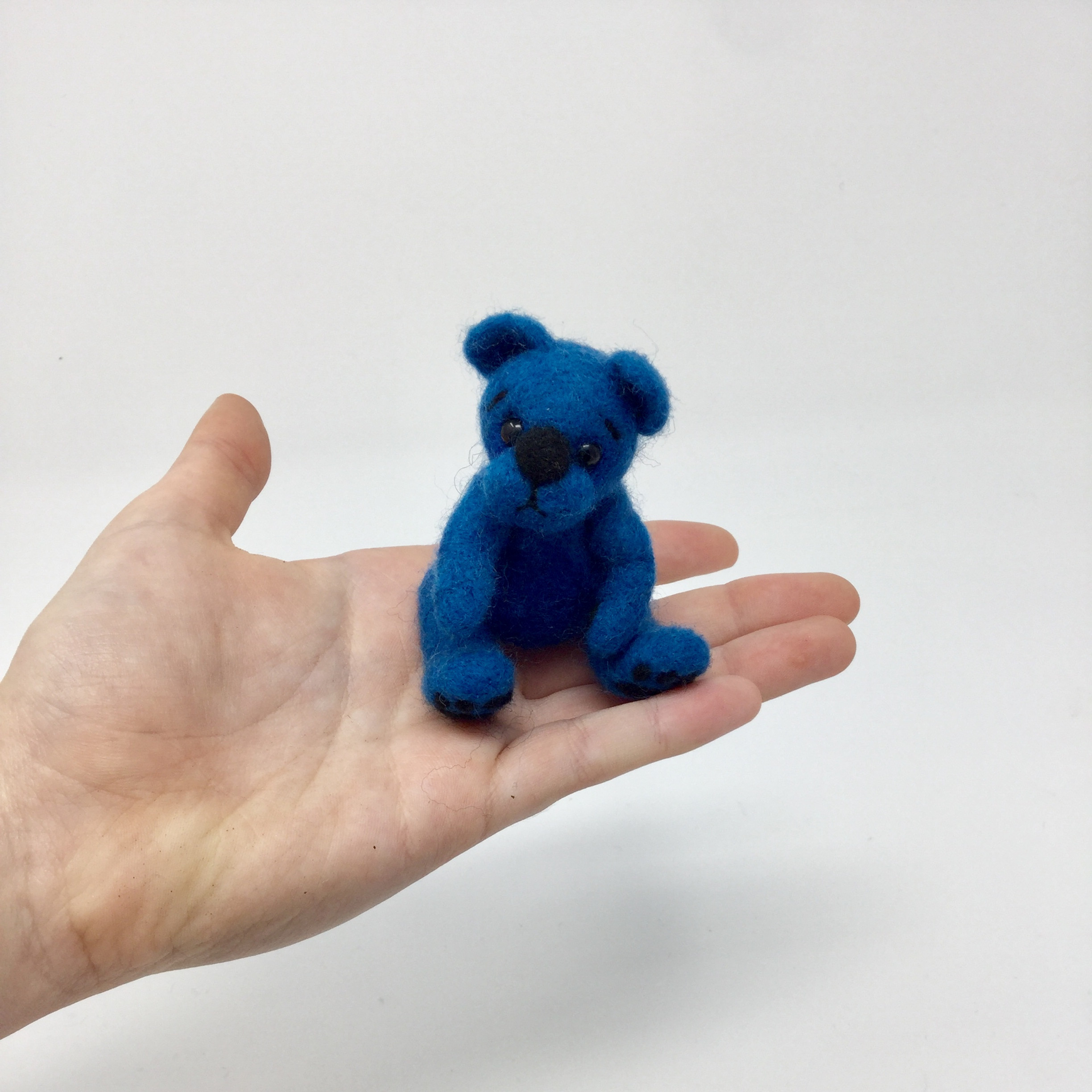 Blue Bear with jointed limbs