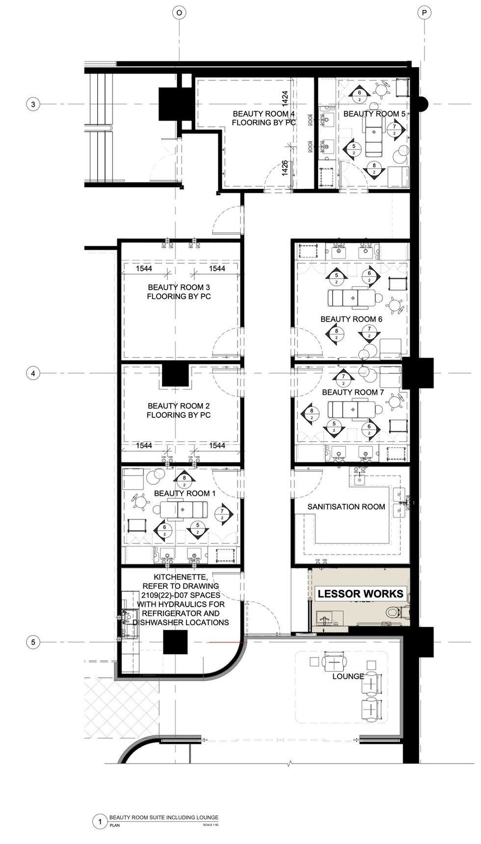 Beauty Treatment Complex - Example Layout