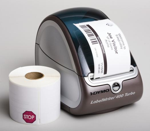 visitor label printer