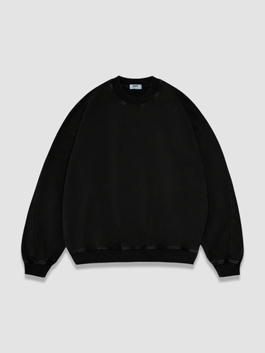HEAVYWEIGHT SWEATSHIRT - PURE BLACK | RATE.