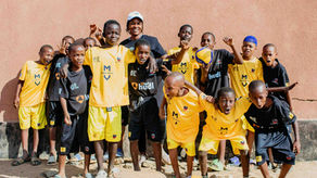 Grassroots volleyball team supported by LKTBF Adopt a Team in Tanzania