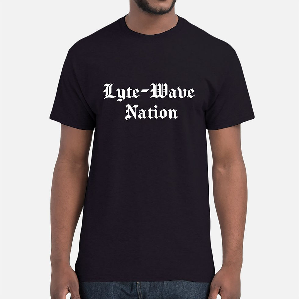 Blk Lyte-Wave-Nation T-shirt
