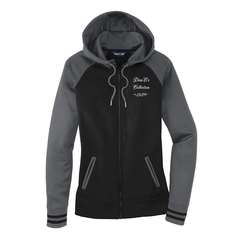 The Diva E's collection varsity woman's fleece