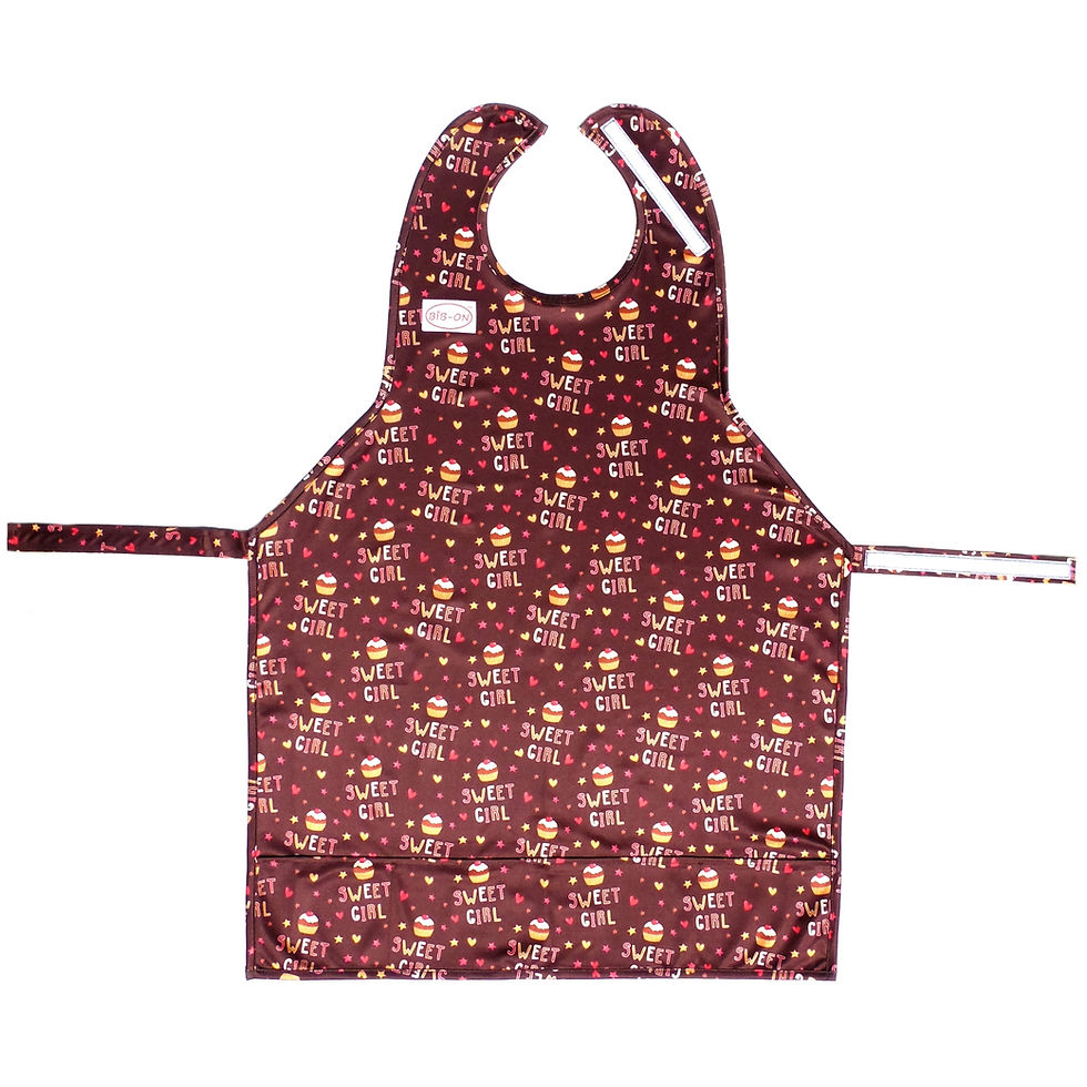 BIB-ON XL Sweet Girl Cupcakes