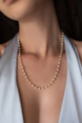 Rosary with pearls