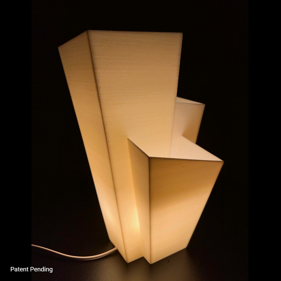 Miniatura: Abajur Luminária de Mesa LED, luz aconchegante para Quarto ou Sala - Kyrios