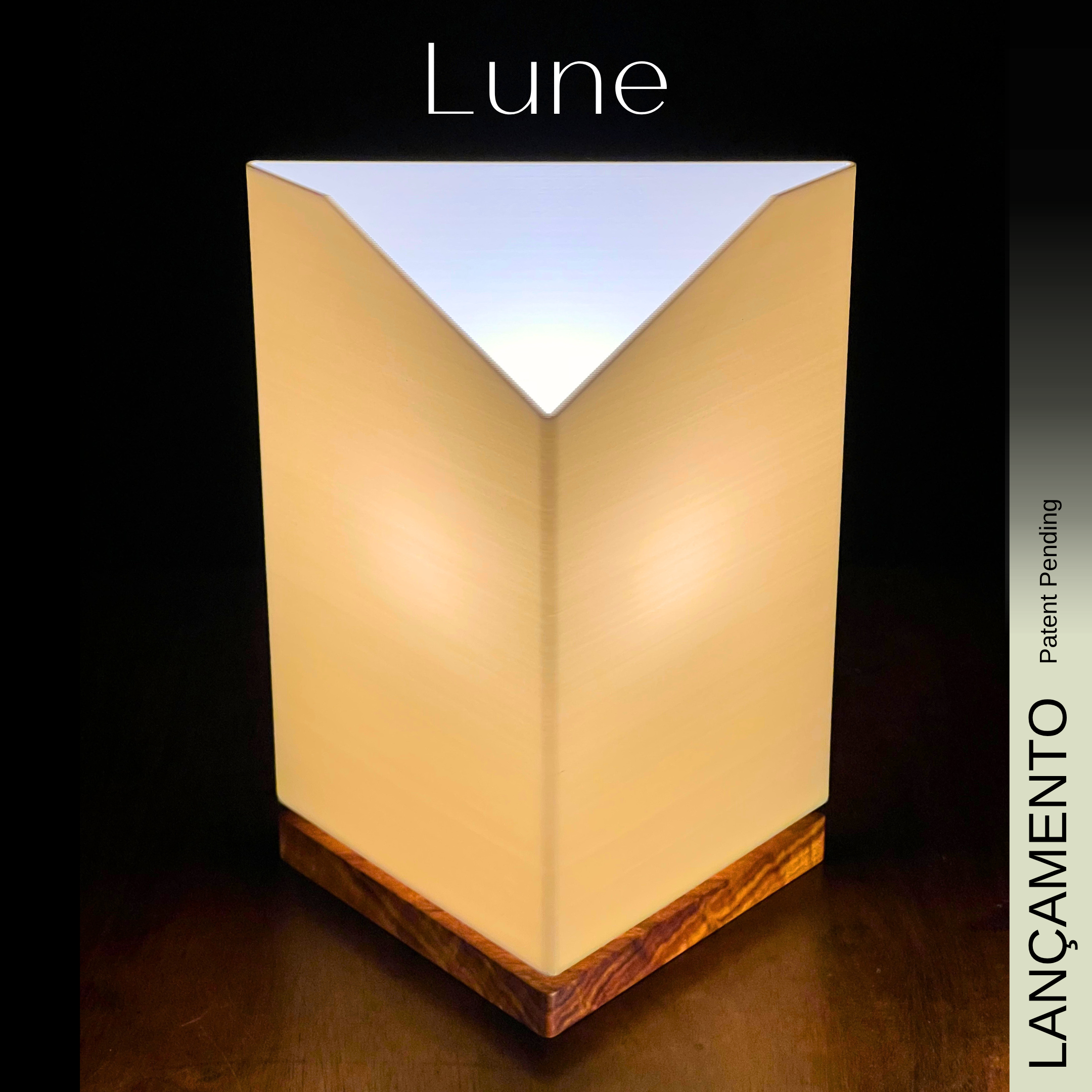 Abajur / Luminária de Mesa LED para Quarto ou Sala - Lune