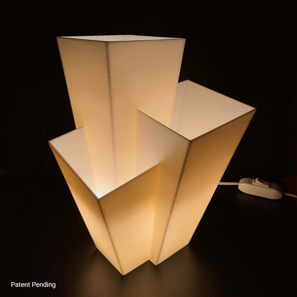 Miniatura: Abajur Luminária de Mesa LED, luz aconchegante para Quarto ou Sala - Kyrios