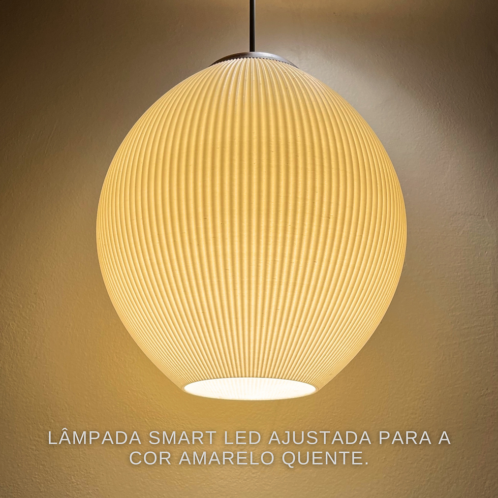 Miniatura: Lustre / Luminária de Teto Pendente LED para Quarto ou Sala - Duna Pendente