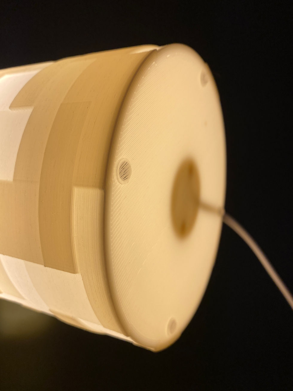 Miniatura: Abajur Luminária de Mesa LED, luz aconchegante para Quarto ou Sala - Chronos