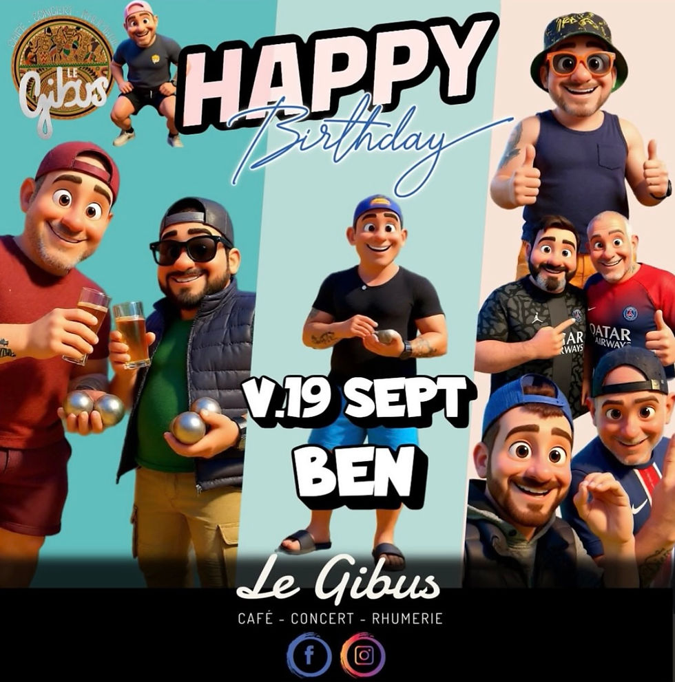 Happy Birthday BEN ! 