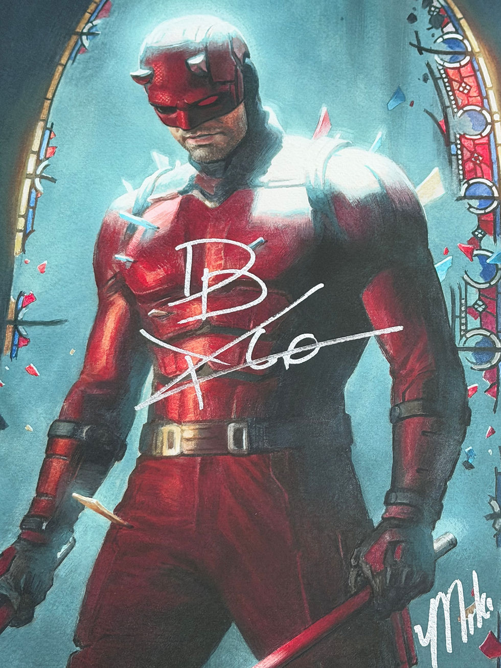 Thumbnail: Daredevil Born Again Cast Signed framed Poster  ~ 30x24 