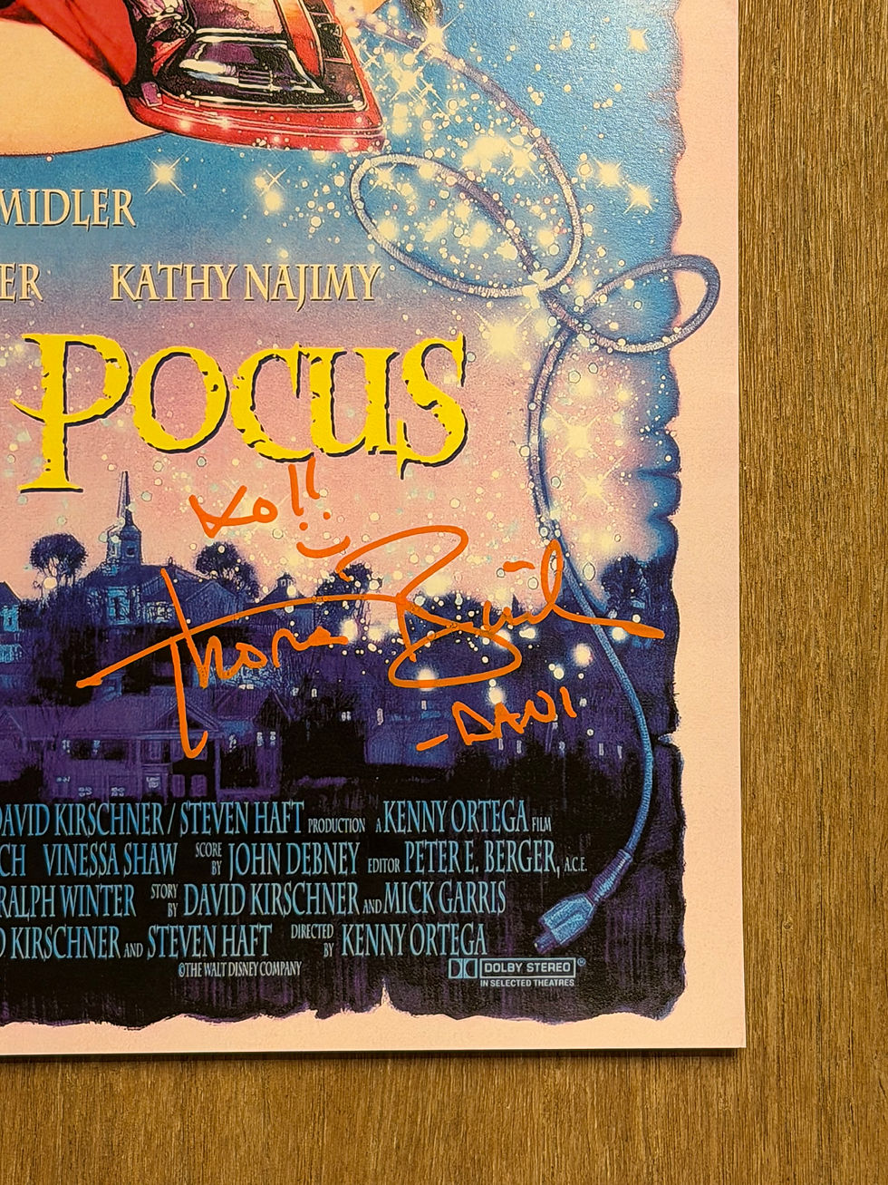 Thumbnail: The Hocus Pocus cast Signed poster 