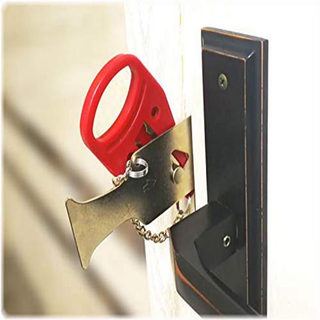 Thumbnail: Portable Door Lock suitable for Travel, Temporary Lock, Anti Theft etc.