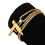 Thumbnail: UZI Submachine Gun Gold Colour with Necklace chain