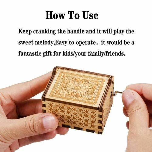 Thumbnail: Hand-cranked Wooden Music Box