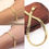 Thumbnail: Snake Gold Colour Bracelet
