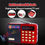 Thumbnail: Habong Portable FM Digital Radio with TF Card/USB/MP3 Player/Headphones