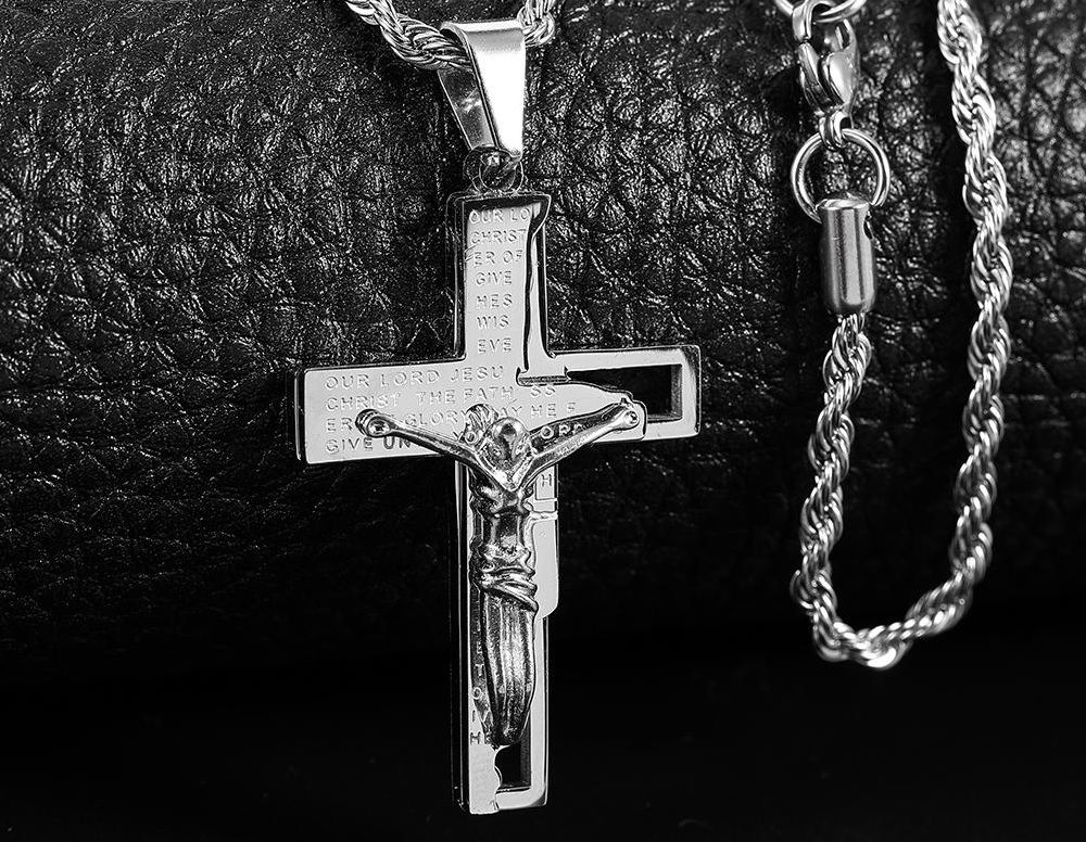 Crucifix Pendant with Necklace chain
