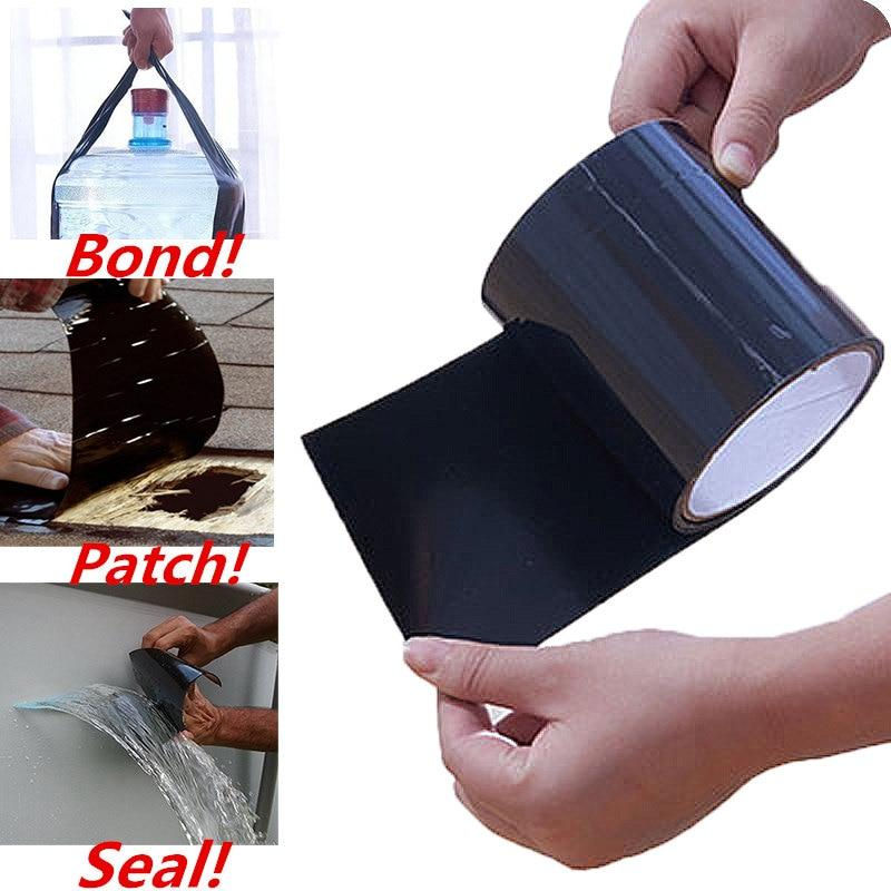 Thumbnail: Super Strong Fiber Waterproof Black Tape (150x10cm)