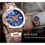 Thumbnail: T-winner Automatic Mechanical Men Elagant & Modern Squared shape Watch