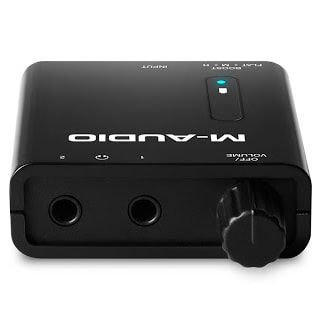Thumbnail: M-Audio Bass Traveler – Portable Headphone Amplifier with Dual Outputs and 2-Lev