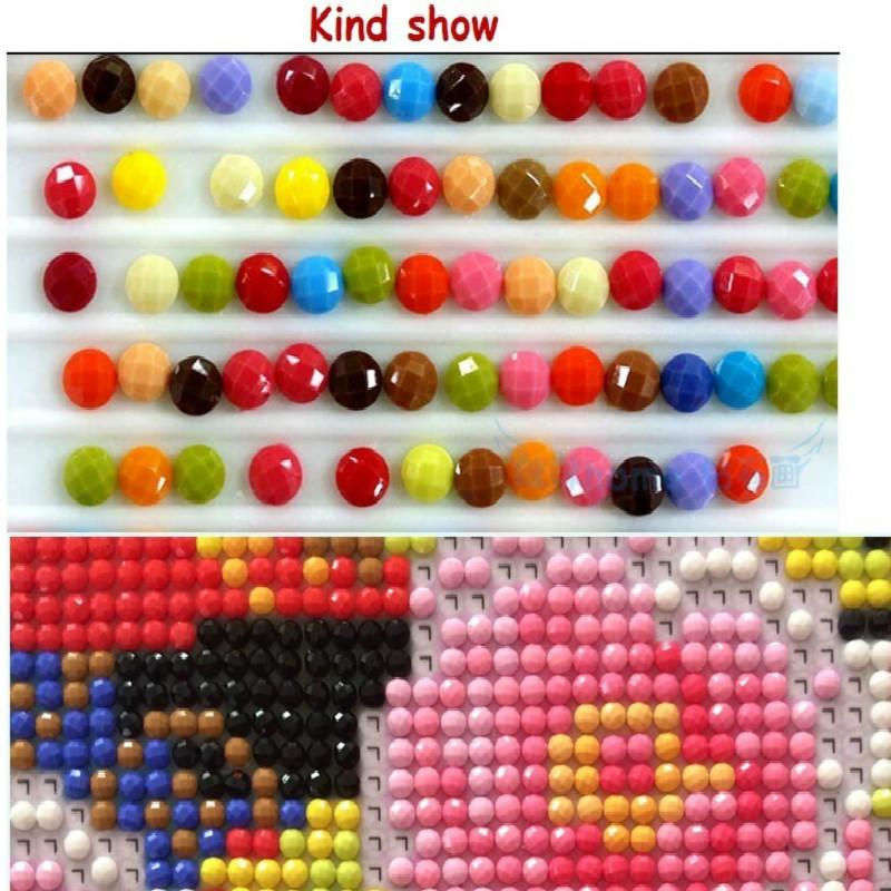 Thumbnail: 5D DIY Diamond Painting Cross Stitch Kit; Wolf Fighting Scene (30cm x 40cm)