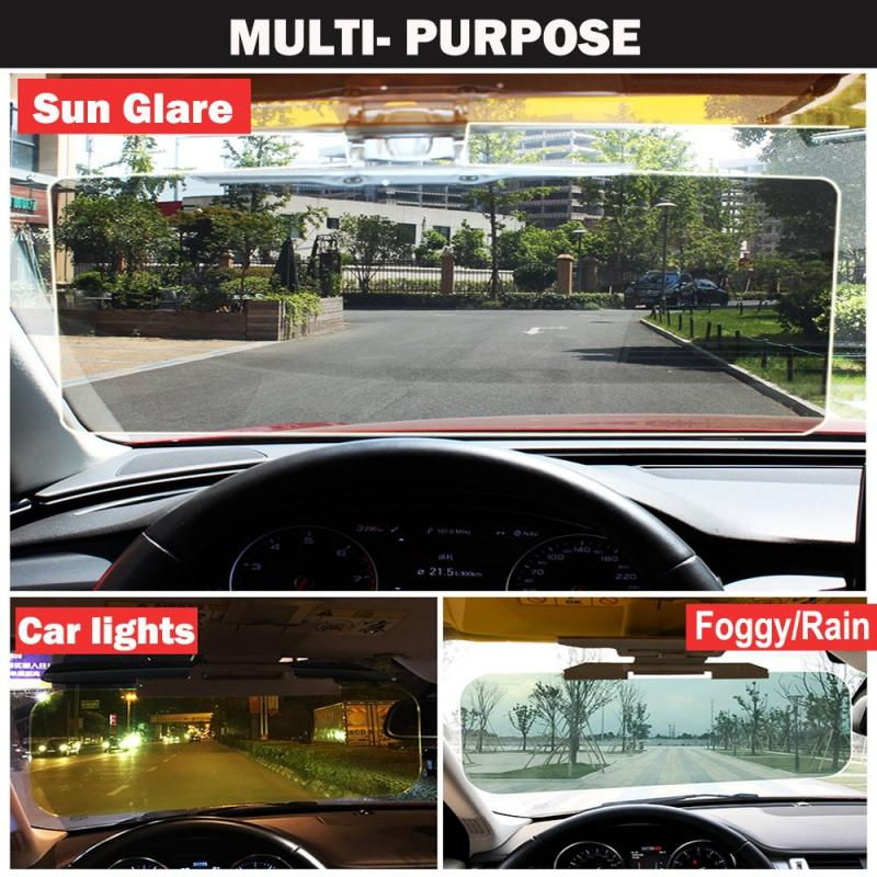 Thumbnail: 2in1 Universal Car Visor for Day & Night with AntiGlare & Sunshade-As seen on TV