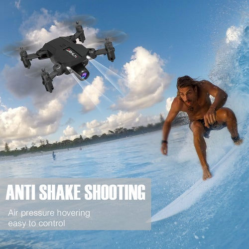 Thumbnail: HJHRC Mini Foldable Portable Drone with HD Camera & Portable Pocket