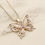 Thumbnail: Lovely Butterfly Pendant with Necklace