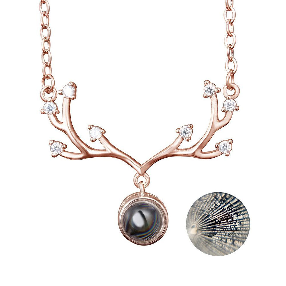 Thumbnail: Love Heart Pendant with 'I Love You' in 100 Languages (C)