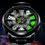 Thumbnail: Cool Sports Quartz Watch with Metal strap (Green & Black)