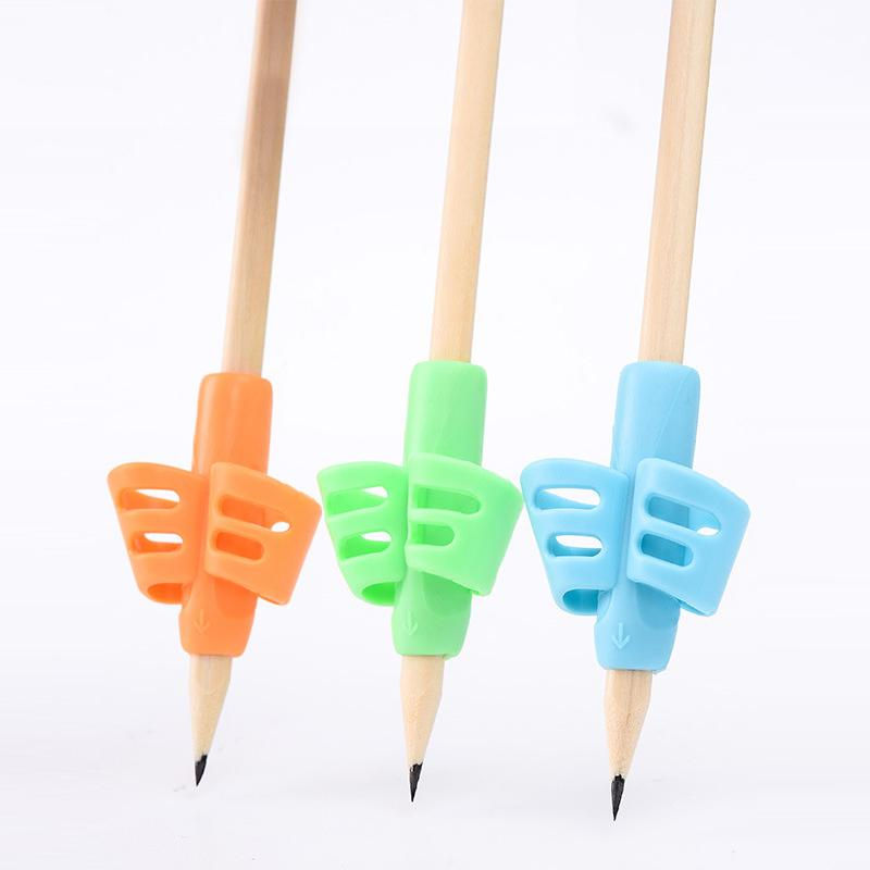 Thumbnail: Double Grip Pencil/Pen Holder, Writing posture, training - Multi Colour