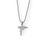 Thumbnail: UZI Submachine Gun Silver Colour with Necklace chain