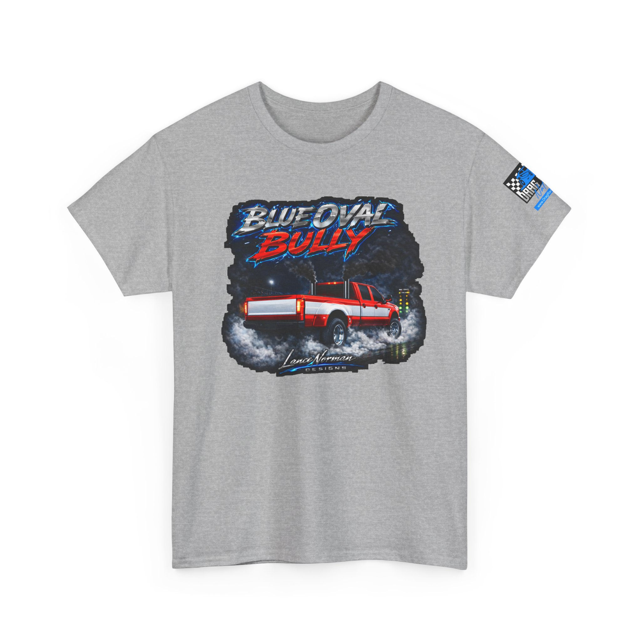Bully - Drag Race Tee — Retro 'Blue Oval Bully' Graphic T‑Shirt