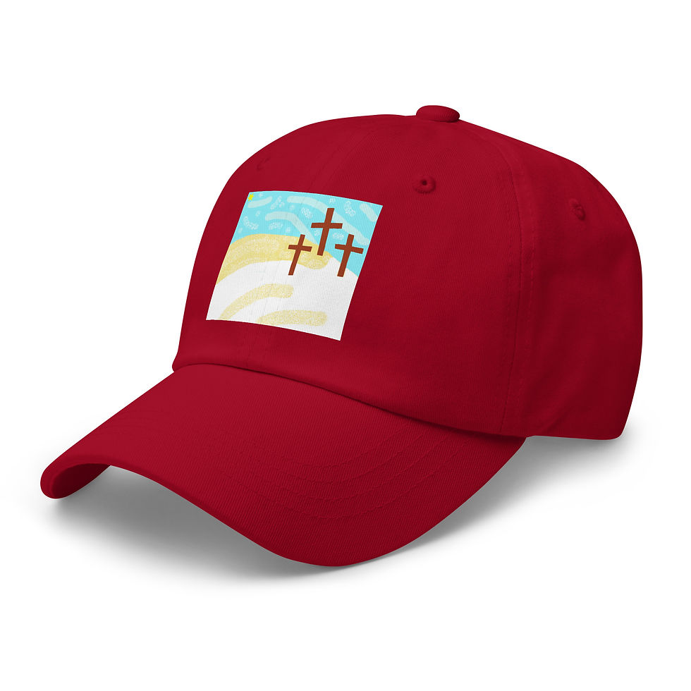 Miniatura: Cappello da papà 3 CROCI