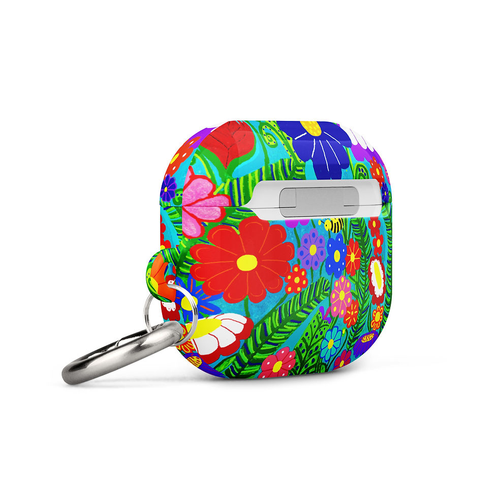 Miniatura: Custodia per AirPods® FLOWER PATCH -- diverse misure