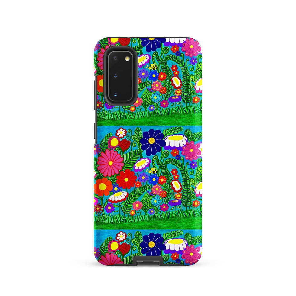 Miniatura: Custodia rigida per Samsung® -- MOTIVO A FIORI - Galaxy S10- S25Ultra